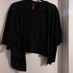 Black overlay Cardigan